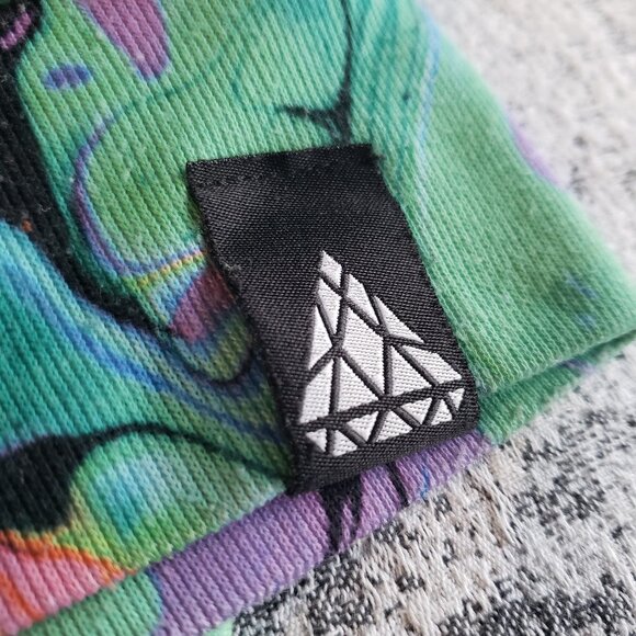 Stay Rad Marble Tie Dye Set4Lyfe Purple Green Blue JG Joggers Large - Picture 6 of 16